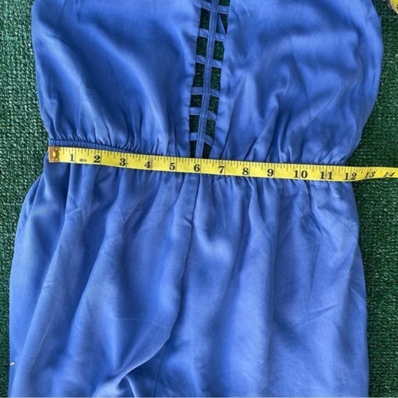 Blue Cutout Backless Romper Size XS by Sugar Lips Size XS - Picture 5 of 10